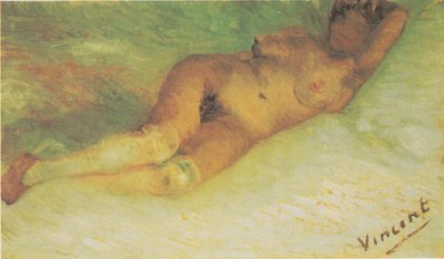 Liegender weiblicher Akt von Vincent van Gogh